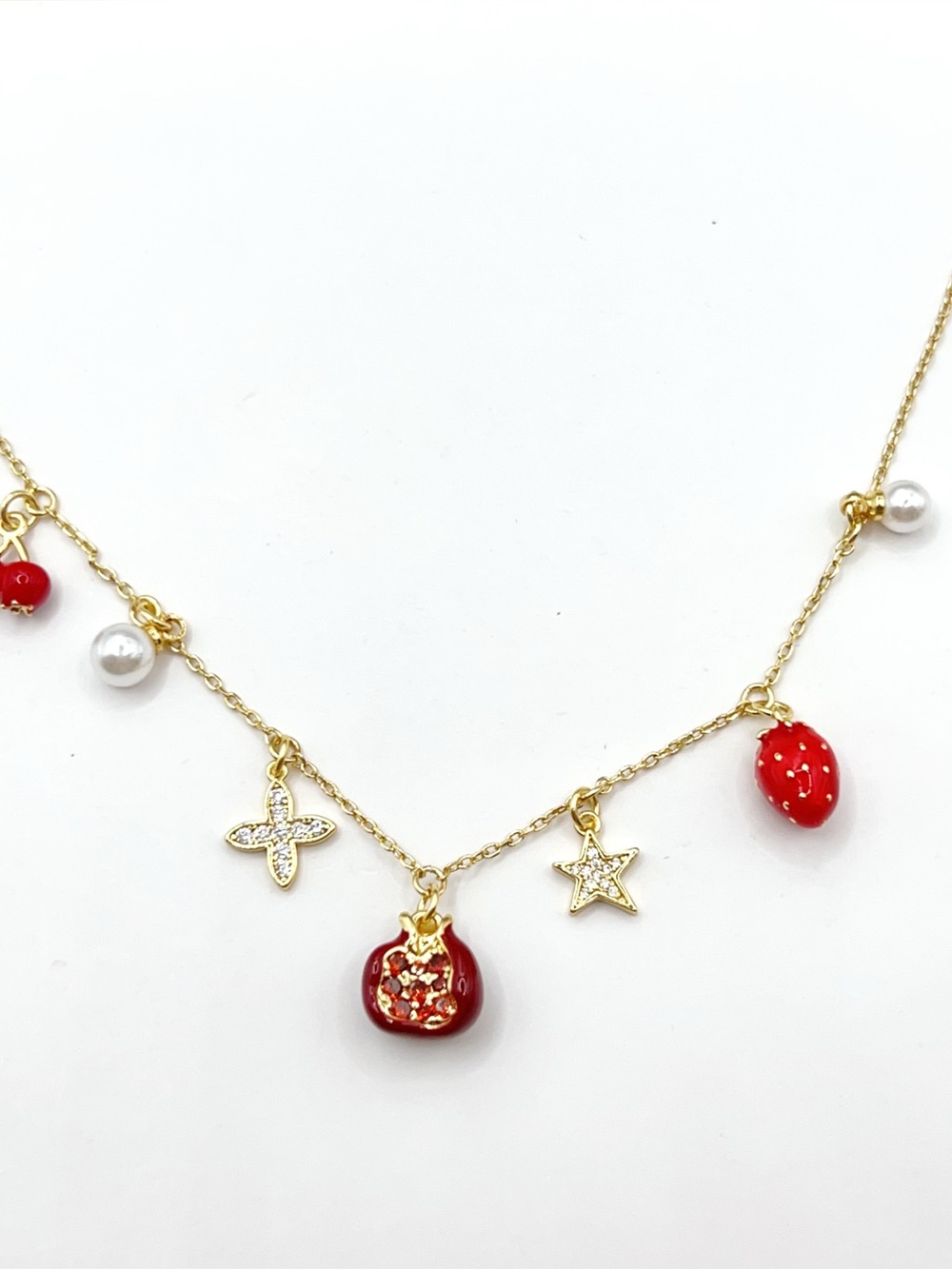 KS895-Kate Spade fruit necklace